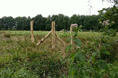 in de hoeken voorzien we passende schoren